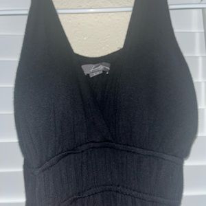 Black long maxi dress